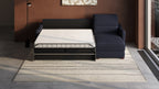 Ede 2 Seater Chaise Sofa Bed with Storage