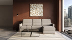 Ede 2 Seater Chaise Sofa Bed with Storage
