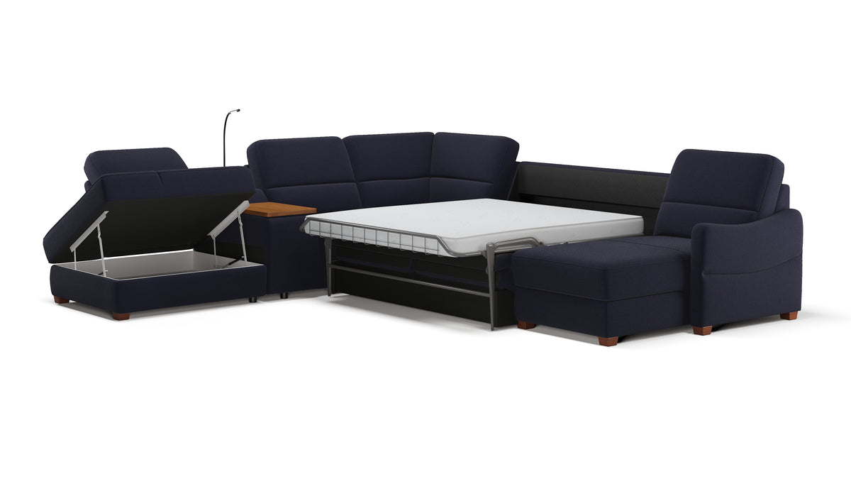 Ede Grand Corner Sofa Bed