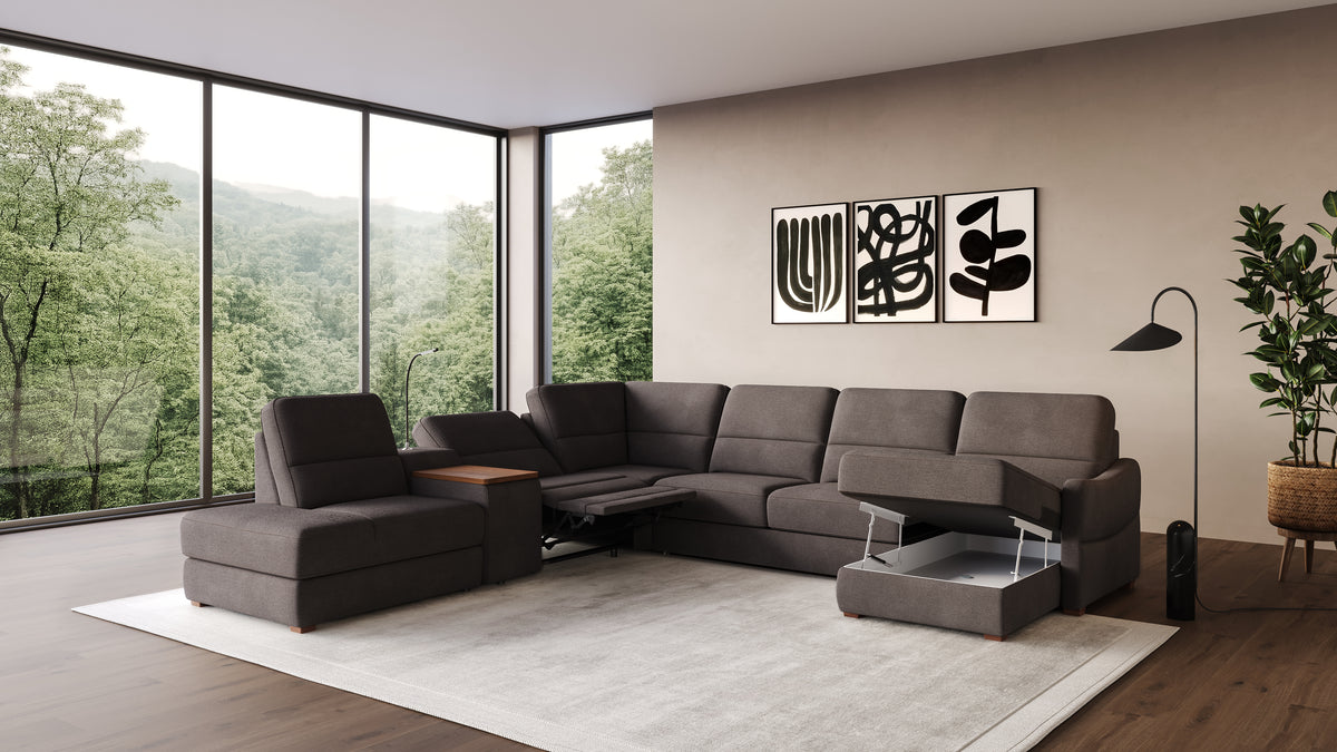 Ede Grand Corner Sofa Bed