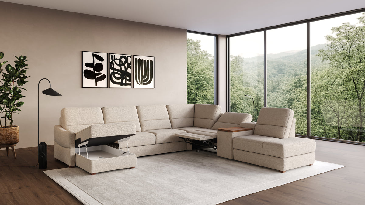 Ede Grand Corner Sofa Bed