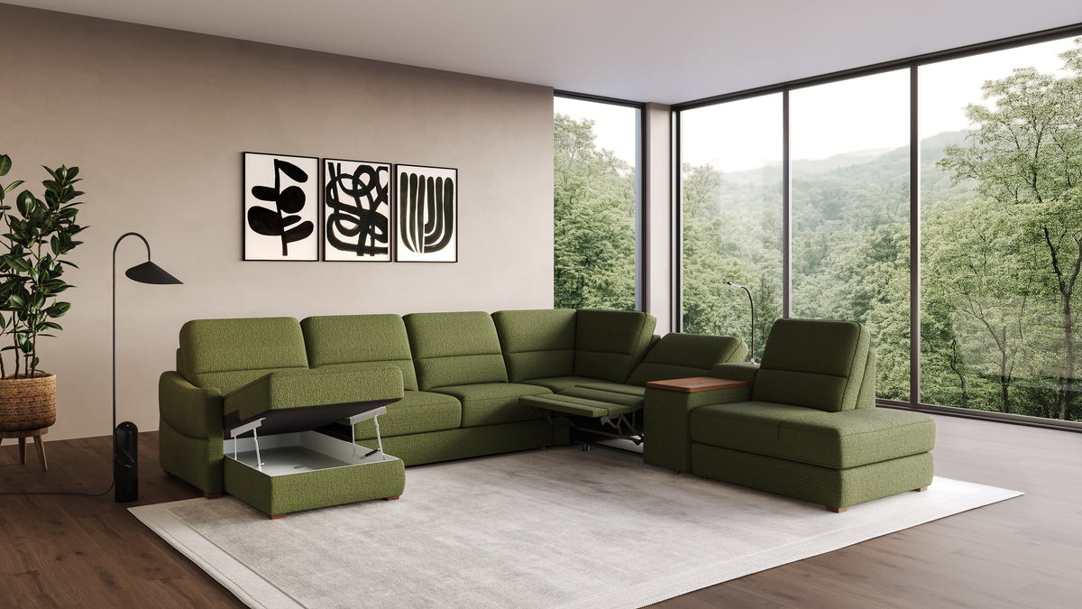Ede Grand Corner Sofa Bed