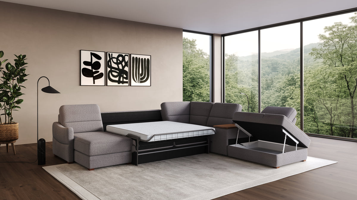 Ede Grand Corner Sofa Bed