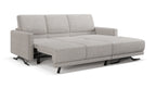 Idia 2 Seater Chaise Sofa Bed with Storage