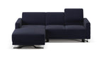 Idia 2 Seater Chaise Sofa Bed with Storage