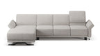 Idia 3 Seater Chaise Sofa Bed with Storage