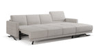Idia 3 Seater Chaise Sofa Bed with Storage