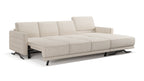 Idia 3 Seater Chaise Sofa Bed with Storage