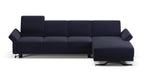 Idia 3 Seater Chaise Sofa Bed with Storage