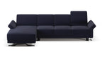 Idia 3 Seater Chaise Sofa Bed with Storage