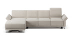 Idia 3 Seater Chaise Sofa Bed with Storage