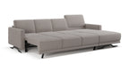 Idia 3 Seater Chaise Sofa Bed with Storage