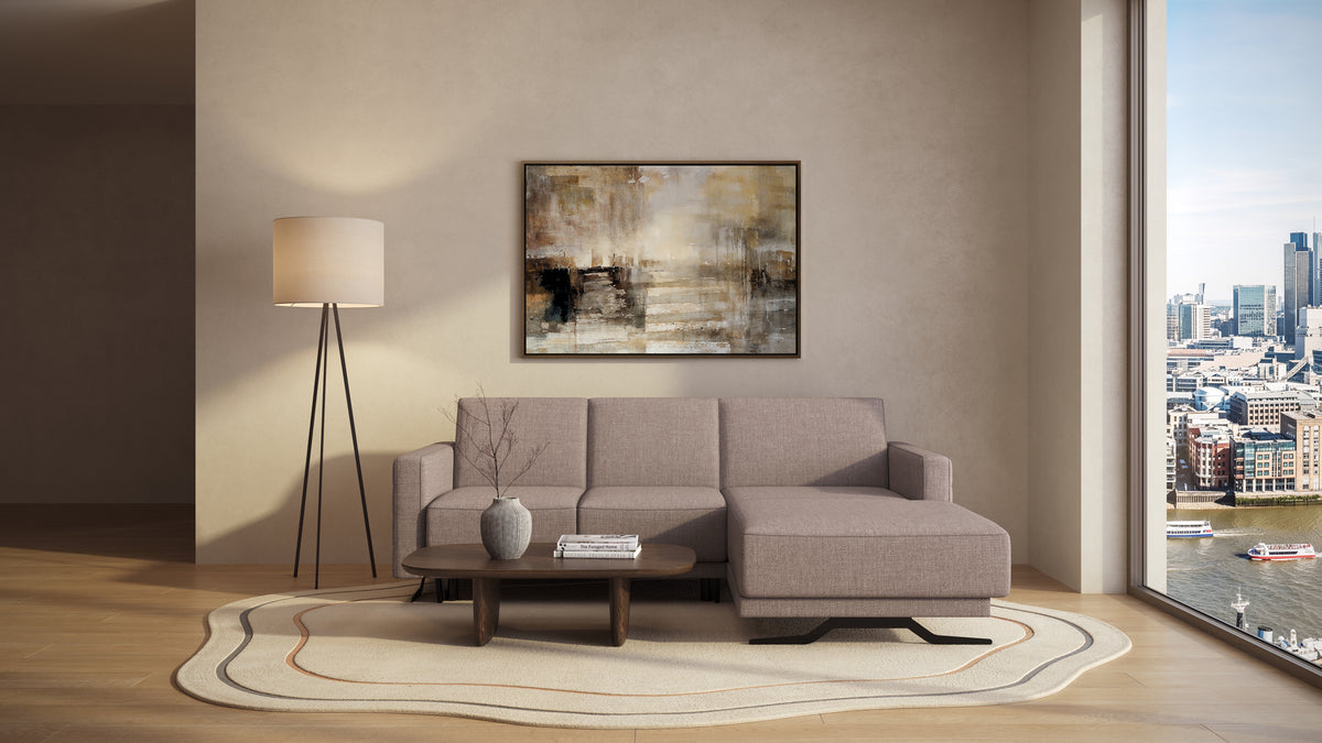 Idia 2 Seater Chaise Sofa Bed with Storage