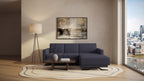 Idia 2 Seater Chaise Sofa Bed with Storage