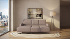 Idia 2 Seater Chaise Sofa Bed with Storage