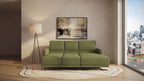 Idia 2 Seater Chaise Sofa Bed with Storage