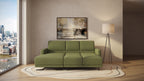 Idia 2 Seater Chaise Sofa Bed with Storage