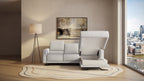 Idia 2 Seater Chaise Sofa Bed with Storage