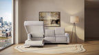 Idia 2 Seater Chaise Sofa Bed with Storage