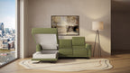 Idia 2 Seater Chaise Sofa Bed with Storage