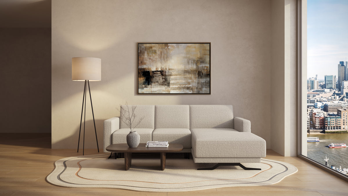 Idia 2 Seater Chaise Sofa Bed with Storage