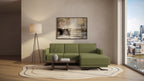Idia 2 Seater Chaise Sofa Bed with Storage