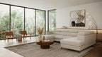 Claire Corner Sofa Bed with Chaise & Storage