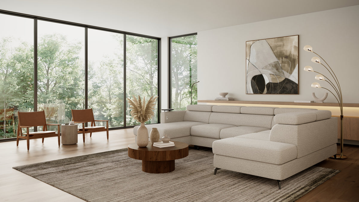 Claire Corner Sofa Bed with Chaise & Storage