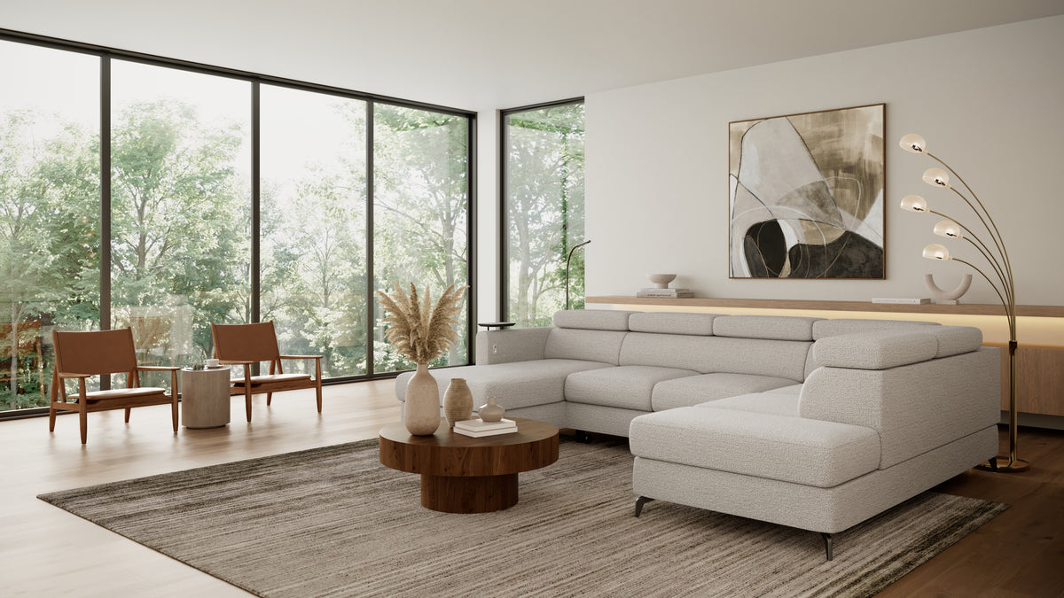 Claire Corner Sofa Bed with Chaise & Storage