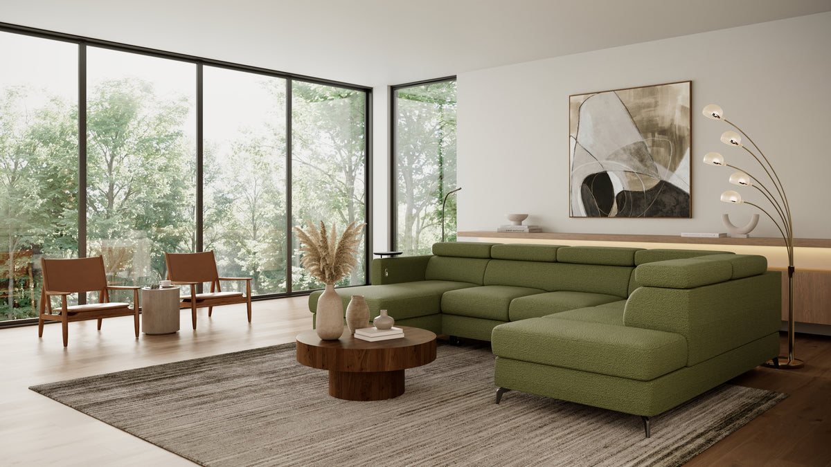 Claire Corner Sofa Bed with Chaise & Storage