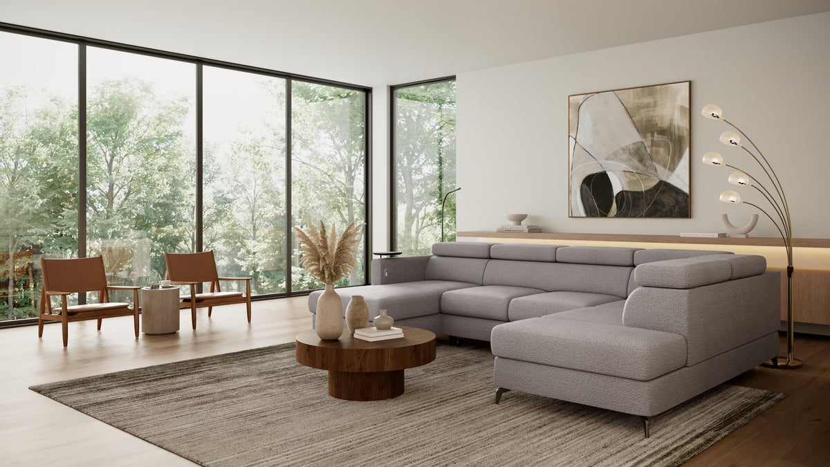 Claire Corner Sofa Bed with Chaise & Storage