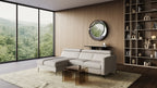 Zeme Chaise 2 Seater Sofa Bed with Storage