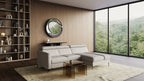Zeme Chaise 2 Seater Sofa Bed with Storage