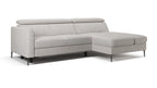 Zeme Chaise 2 Seater Sofa Bed with Storage