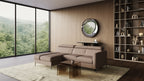 Zeme Chaise 2 Seater Sofa Bed with Storage
