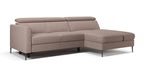 Zeme Chaise 2 Seater Sofa Bed with Storage