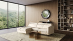 Zeme Chaise 2 Seater Sofa Bed with Storage