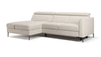 Zeme Chaise 2 Seater Sofa Bed with Storage