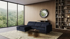 Zeme Chaise 2 Seater Sofa Bed with Storage