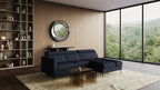 Zeme Chaise 2 Seater Sofa Bed with Storage