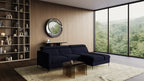 Zeme Chaise 2 Seater Sofa Bed with Storage