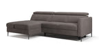 Zeme Chaise 2 Seater Sofa Bed with Storage