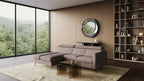 Zeme Chaise 2 Seater Sofa Bed with Storage