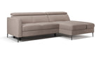 Zeme Chaise 2 Seater Sofa Bed with Storage