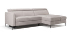 Zeme Chaise 2 Seater Sofa Bed with Storage