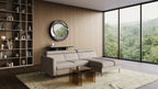 Zeme Chaise 2 Seater Sofa Bed with Storage
