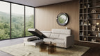 Zeme Chaise 2 Seater Sofa Bed with Storage