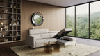Zeme Chaise 2 Seater Sofa Bed with Storage