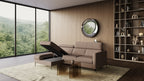 Zeme Chaise 2 Seater Sofa Bed with Storage
