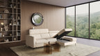 Zeme Chaise 2 Seater Sofa Bed with Storage